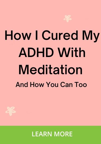 how i cured my adhd with meditation poster 6