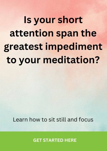 how i cured my adhd with meditation poster 3